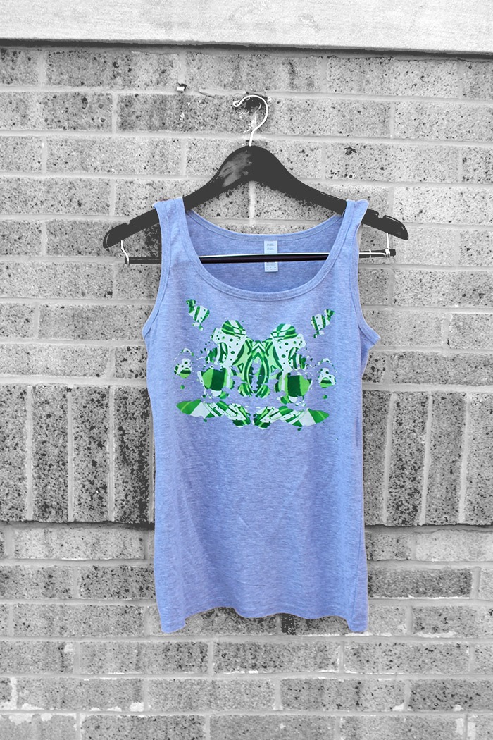 New Schizophrenic.NYC Grey Tanks!