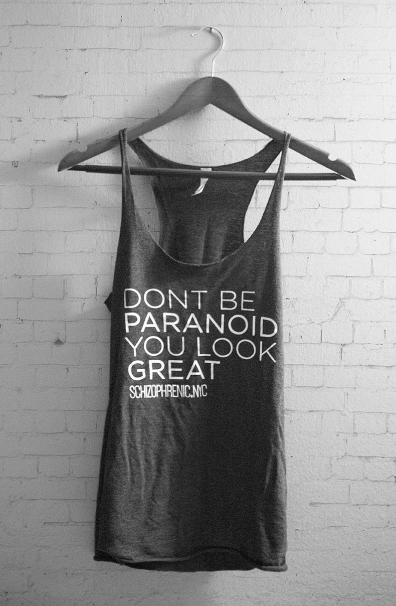 Dont Be Paranoid - Mental Health Tank Top