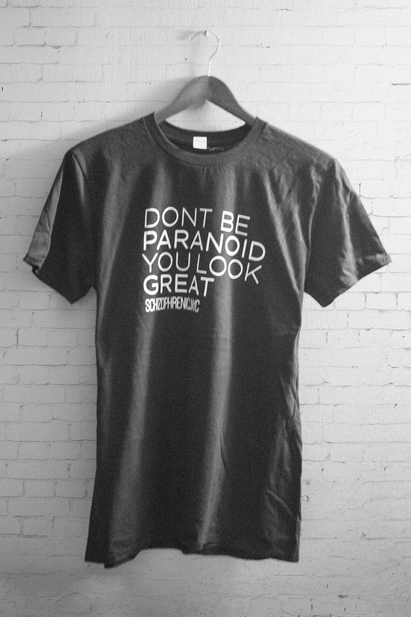 Mental Health T-Shirt Don't Be Paranoid, You Look Great Tee
