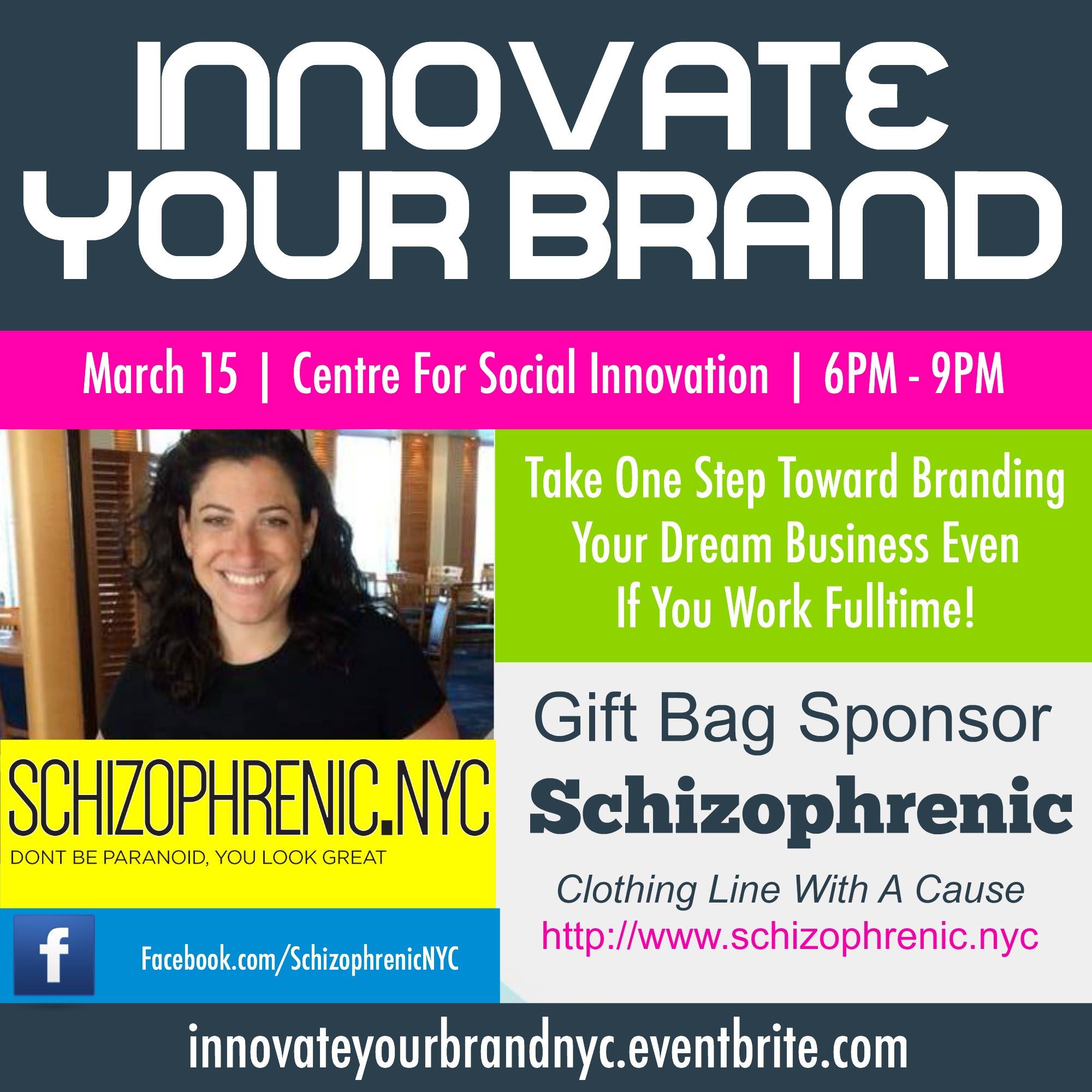 Find me at Innovate Your Brand!