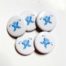 Light Blue Rorschach Test - Button