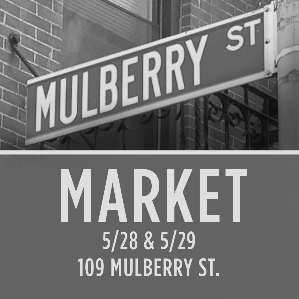 Schizophrenic.NYC at Mulberry St Market 5/28 and 5/29