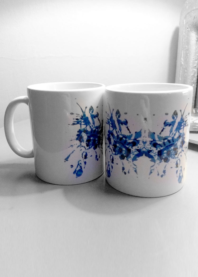 Schizophrenic.NYC Rorchach Test Mugs!