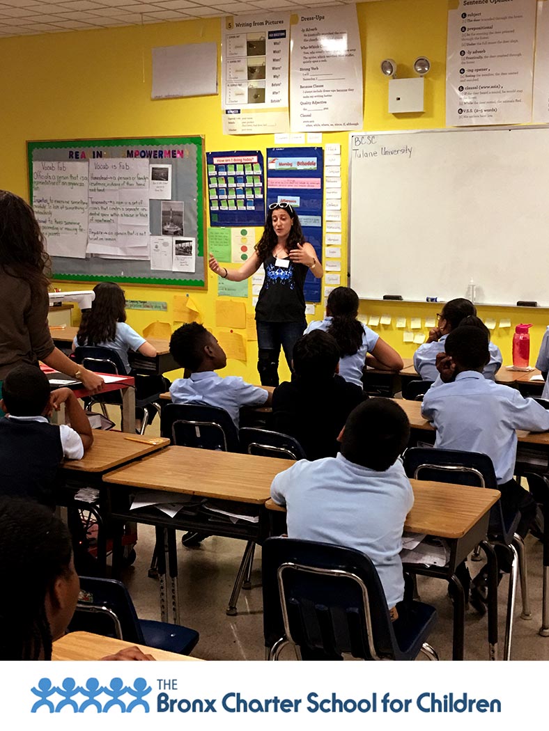 Michelle speaks to Students