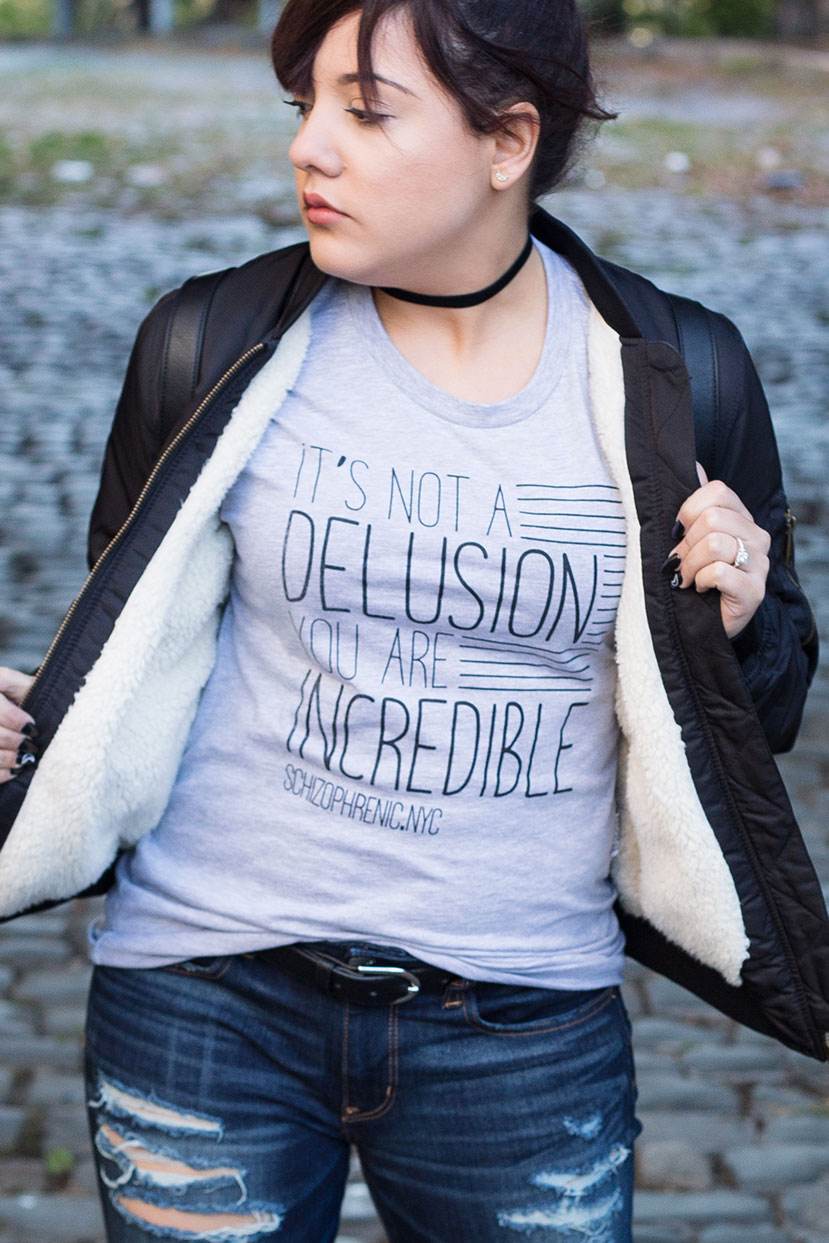 It's not a delusion you are incredible mental health t-shirt