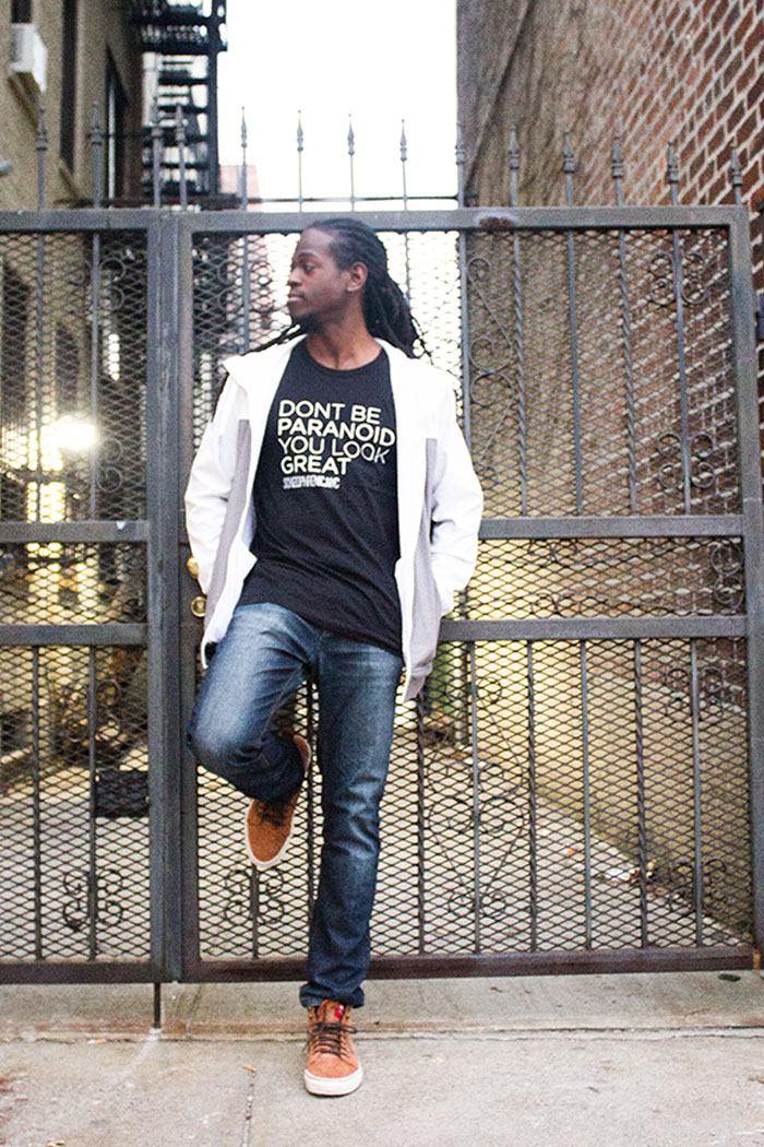 Don't Be Paranoid You Look Great Mental Health T-Shirt - Image 2