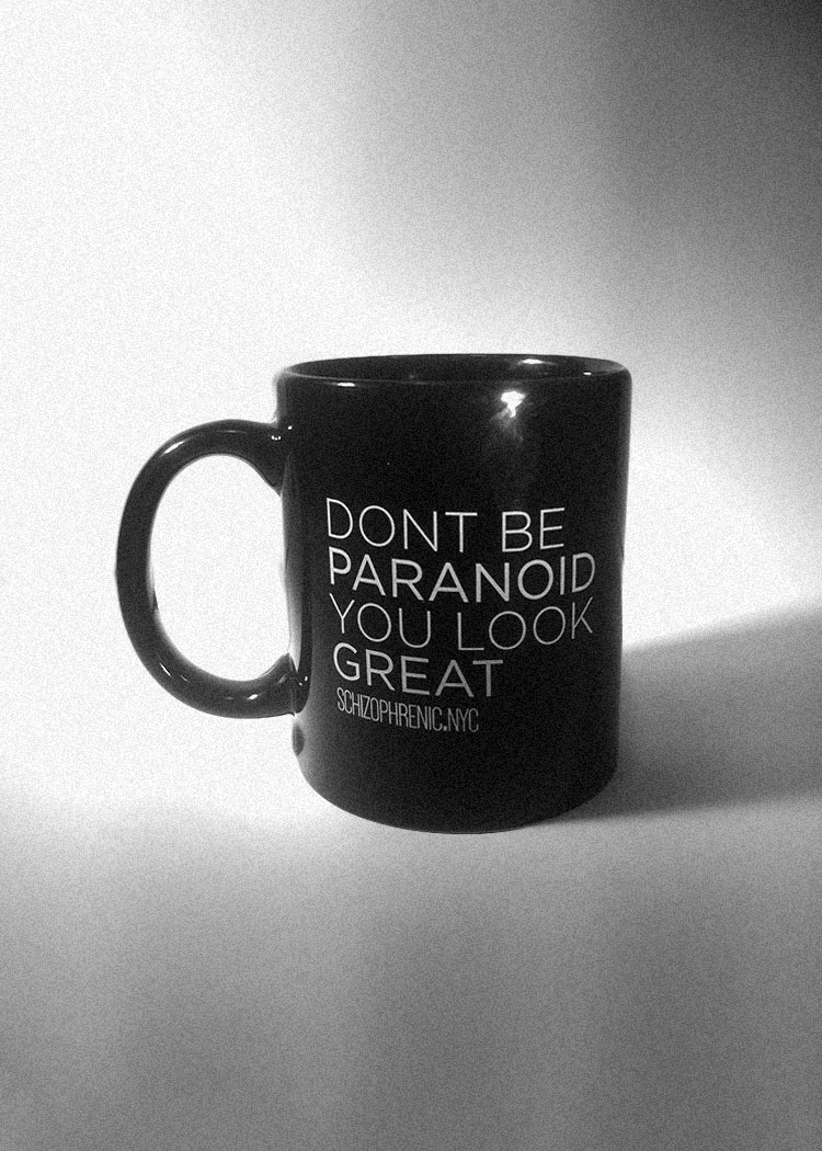 Don't Be Paranoid, You Look Great | Mental Health - Mug - Image 2