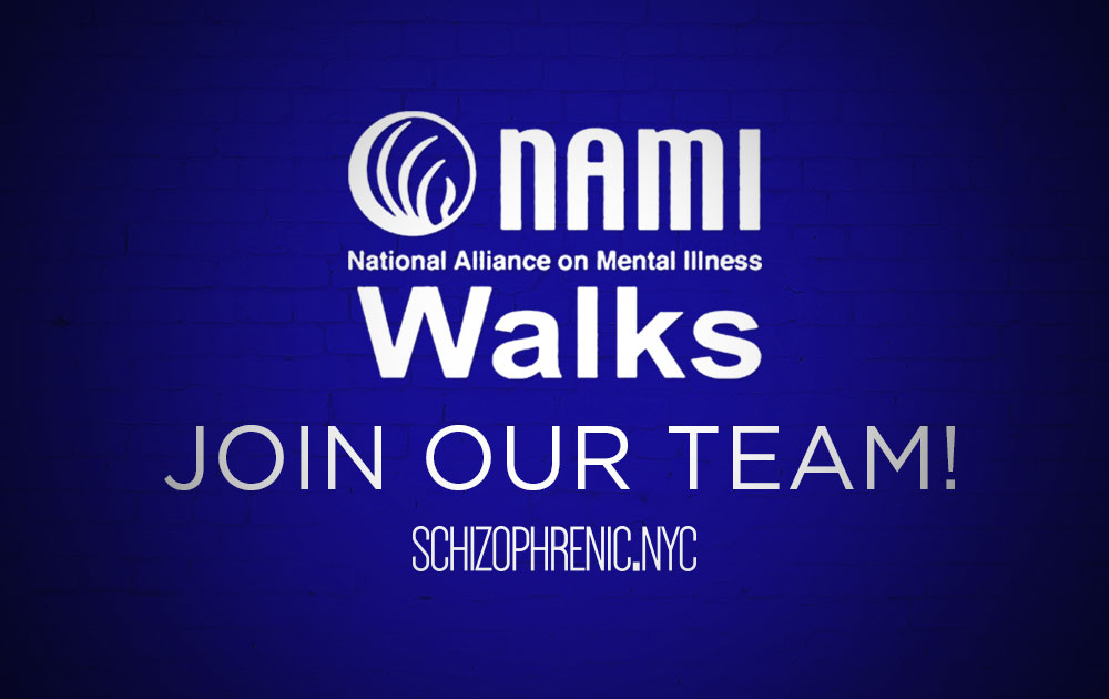 Join the Schizophrenic.NYC NAMIWalks Team