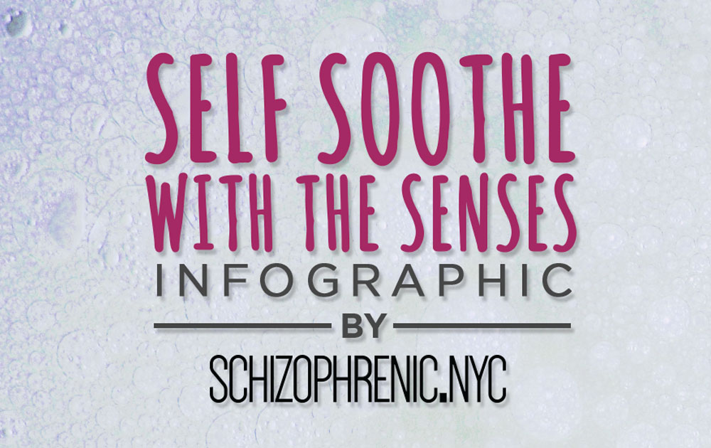 Self Soothe with the Five Senses Infographic