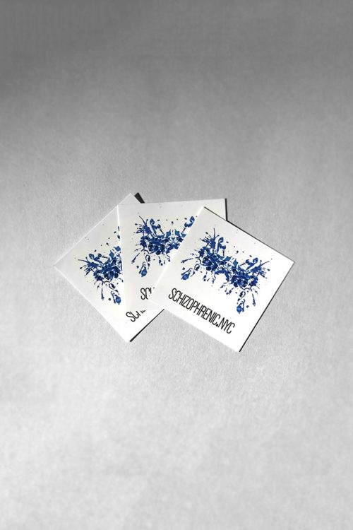 Schizophrenic.NYC Rorschach Test Stickers