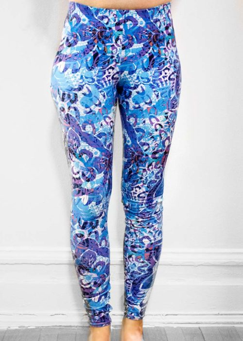 Michelle's "Cold" Print Leggings