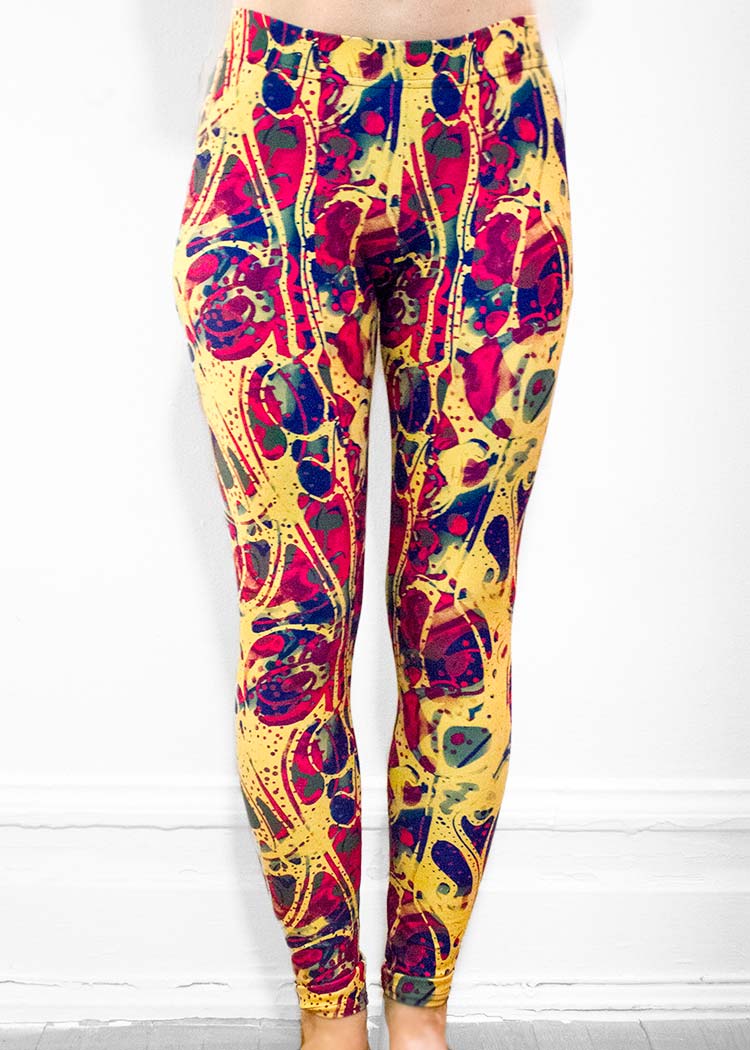 Michelle's "Chlorine" Print Leggings