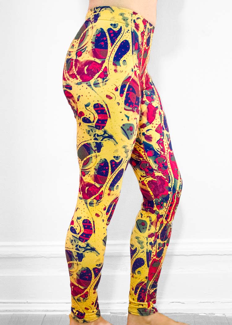 Michelle's "Chlorine" Print Leggings