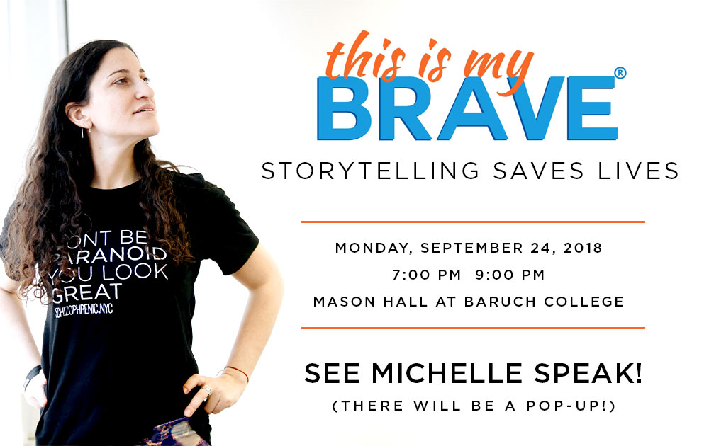 Michelle will be speaking at This Is My Brave!