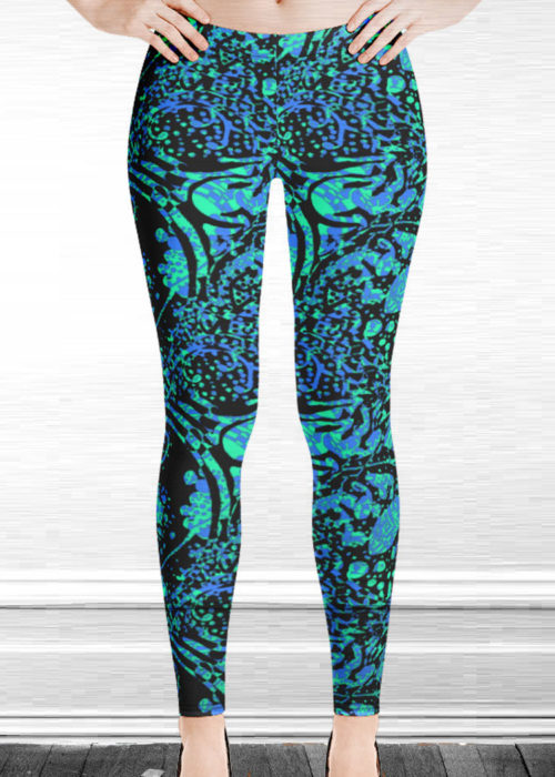 Michelle's "Silence" Print Leggings