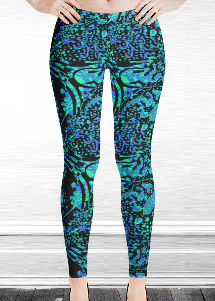 Michelle's "Silence" Print Leggings