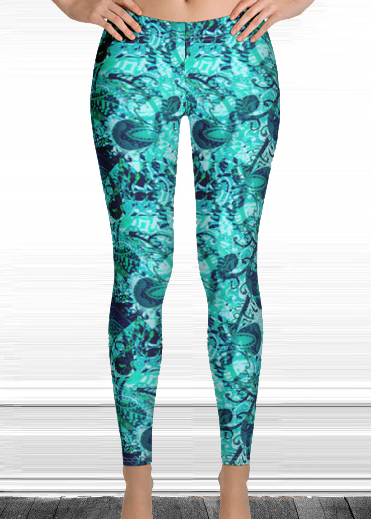 Michelle's "Forever" Print Leggings