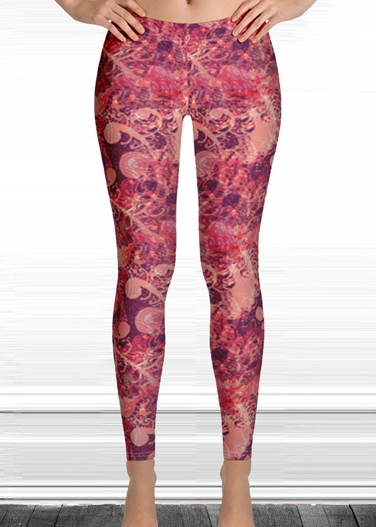 Michelle's "Wake Up" Print Leggings