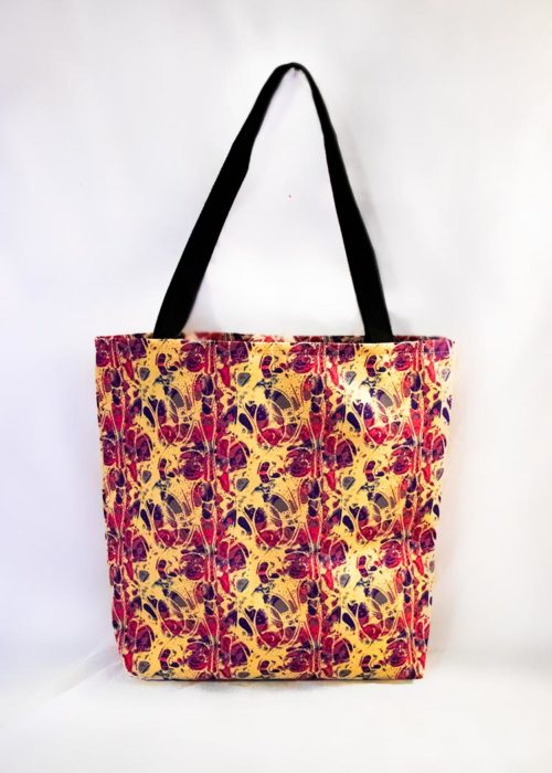 'Chlorine' stye tote bag by Schizophrenic.NYC