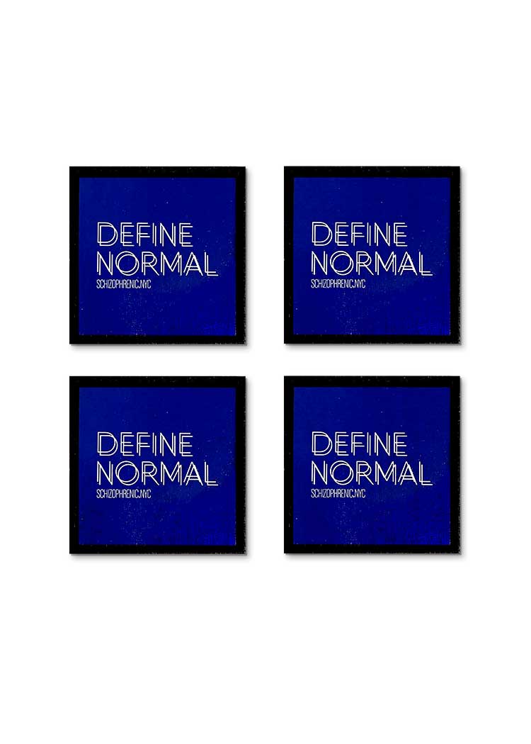 define normal mental health coaster set