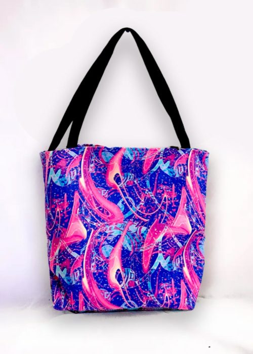 mental health artwork tote bags