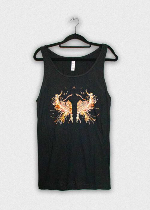 Fire Rorschach Test Tank Top