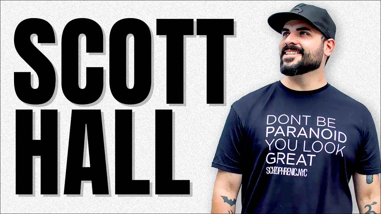 Comedian Scott Hall Models For Schizophrenic.NYC