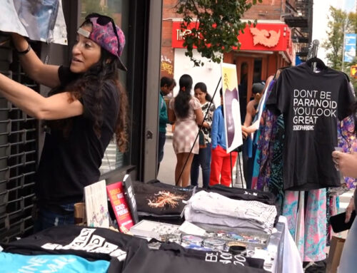 Michelle Hammer and My Hero 360 donate to Fountain House Gallery!