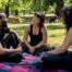 Group having open mental health conversation