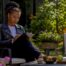 Therapist reviewing schizophrenia recovery notes