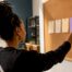 Organizer arranging mental health campaign plans